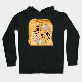 Cat Flower Toast, Cute Gifts For Cats Hoodie